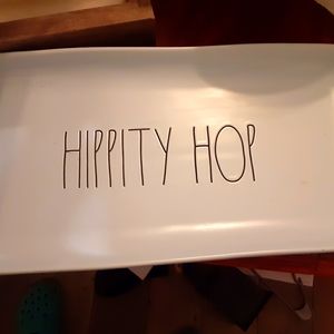 Easter blue lg batter bowl & matching tray